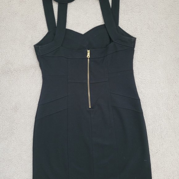 RAMPAGE BLACK MINI DRESS CONTOUR SIZE LARGE - Picture 2 of 3